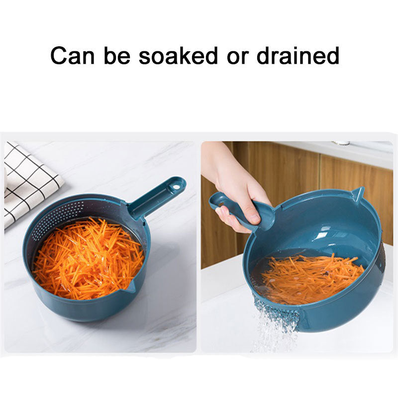 11pcs, 12-in-1 Multi-Function Vegetable Chopper for Carrots, Potatoes, Radish, and More – Manual Slicer, Shredder, and Grater – Essential Kitchen Tool - Cozy Home