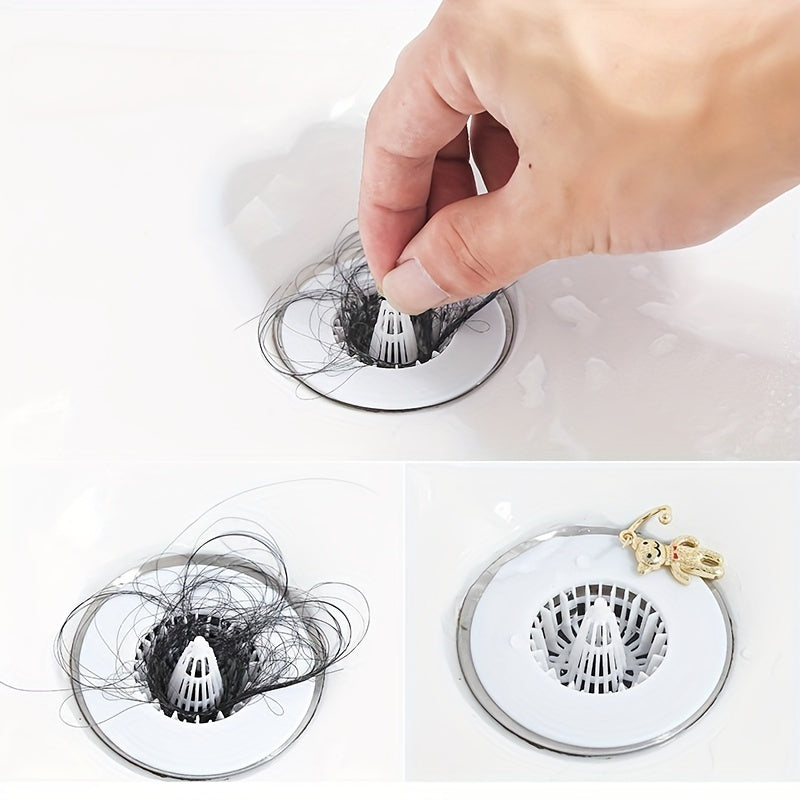 3pcs Bathroom Drain Hair Catcher Set for Sink & Bathtub – Easy Clean, Durable Mesh Strainers for Clog Prevention - Cozy Home