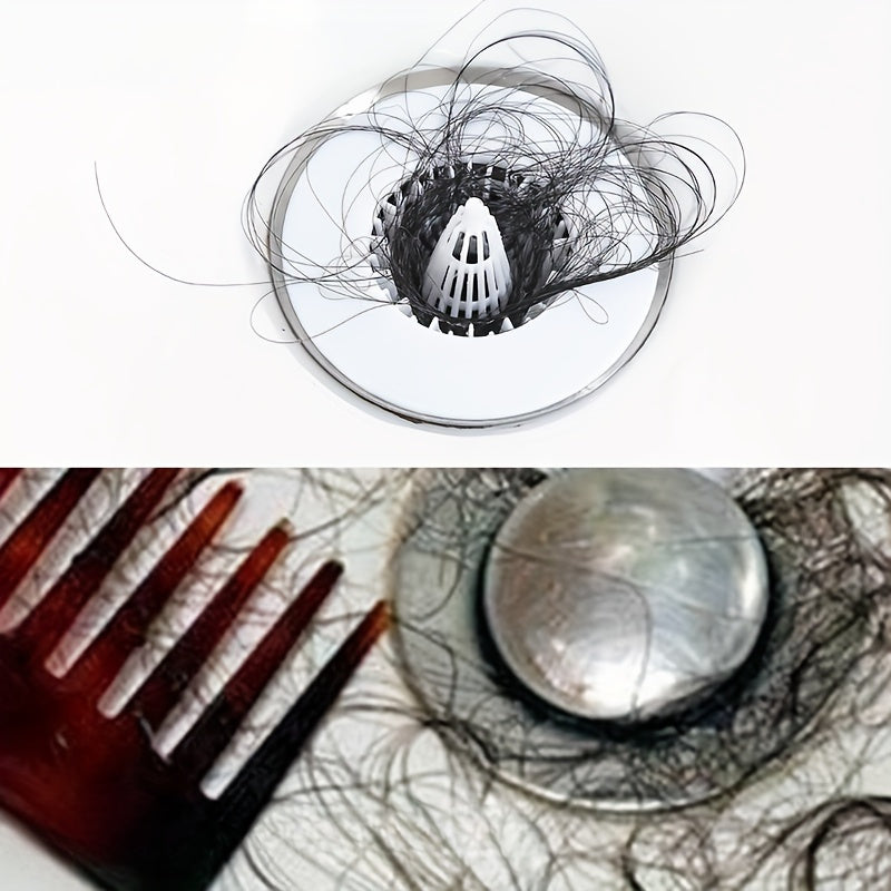 3pcs Bathroom Drain Hair Catcher Set for Sink & Bathtub – Easy Clean, Durable Mesh Strainers for Clog Prevention - Cozy Home