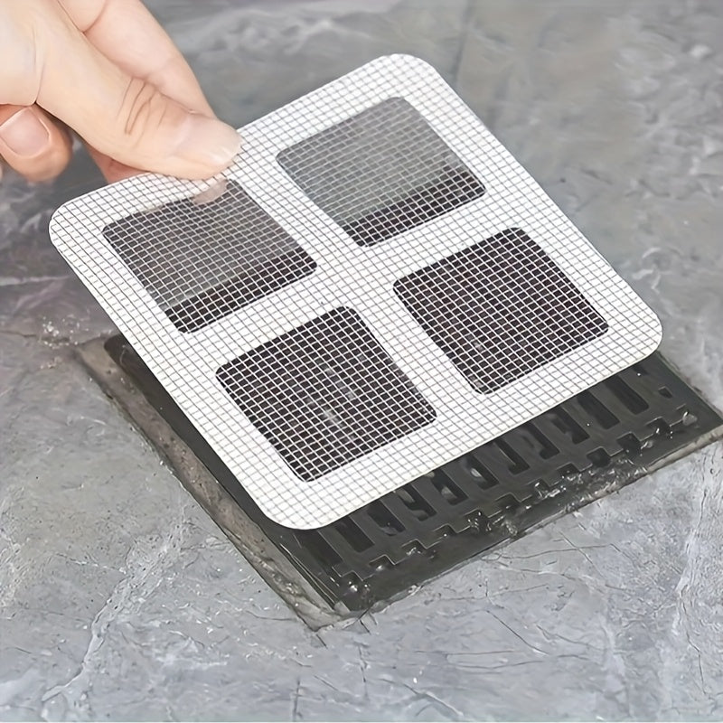 25pcs Disposable Floor Drainers, Non-woven Material, Self-adhesive Design, Prevents Hair Clogs, Suitable for Bathroom, Toilet, Kitchen Sink, with Anti-clogging Floor Drainers Cover - Cozy Home