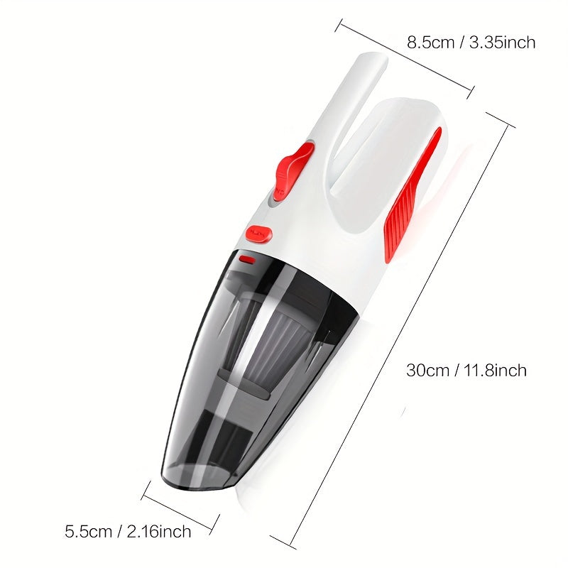Mini Handheld High-Power Car VacuACum Cleaner for Interior Dust Removal and Maintenance, Car Vacuum Cleaner Powerful, Mini Portable Vacuum, Car Vacuum Cleaner, Dust Vacuum Cleaner, Handheld Car Vacuum, Auto Detailing, Vehicle M