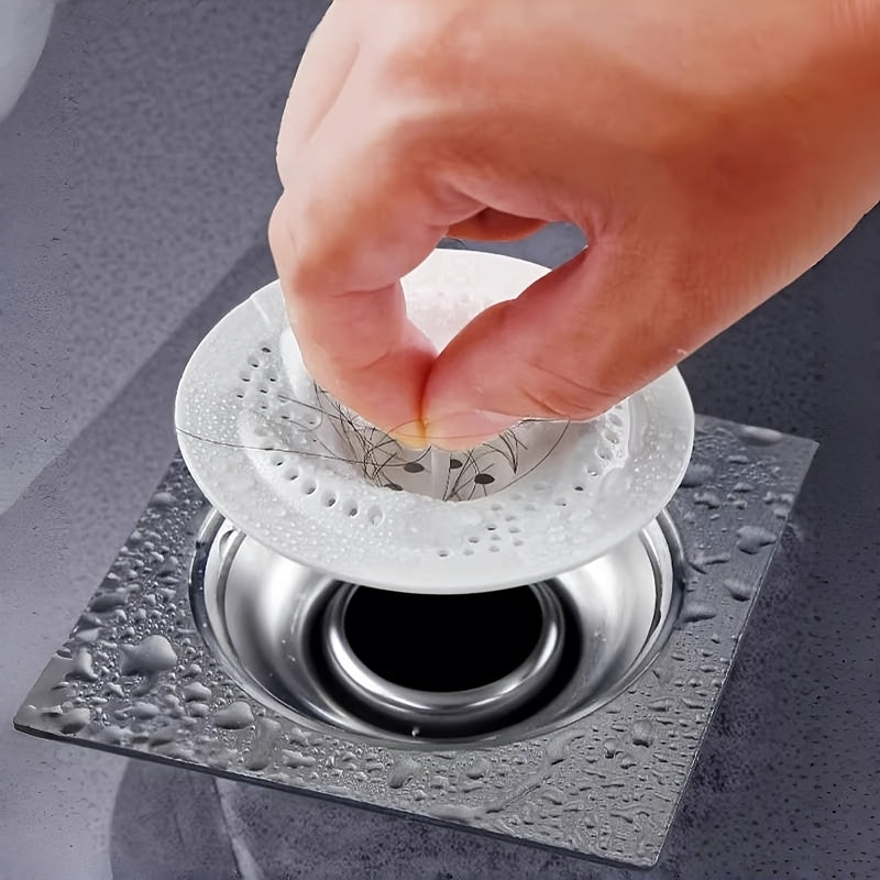 Vortex Floor Drain & Anti-Clogging Rotary Hair Collector - Heavy-Duty Plastic Sink Drain Cover with Vortex System, Fit for Shower, Bathtub, Sinks - Easy-Clean Bath/Kitchen Drain (No Chemicals/Drain Snake Needed) - Cozy Home