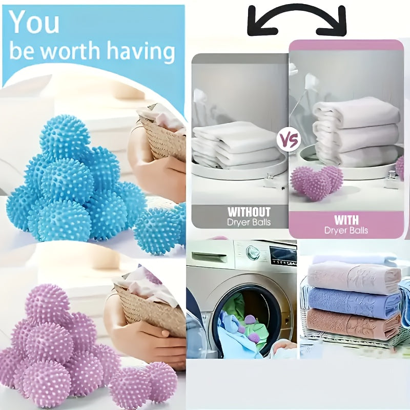Reusable laundry ball suit (4 pts)-remove hair, soften clothes, prevent knots, reduce wrinkles, without electricity, Laundry Accessories, Extra Large Washer Dryer Balls, Ball For Washing Machine, Washing Dryer Ball, Dryer She