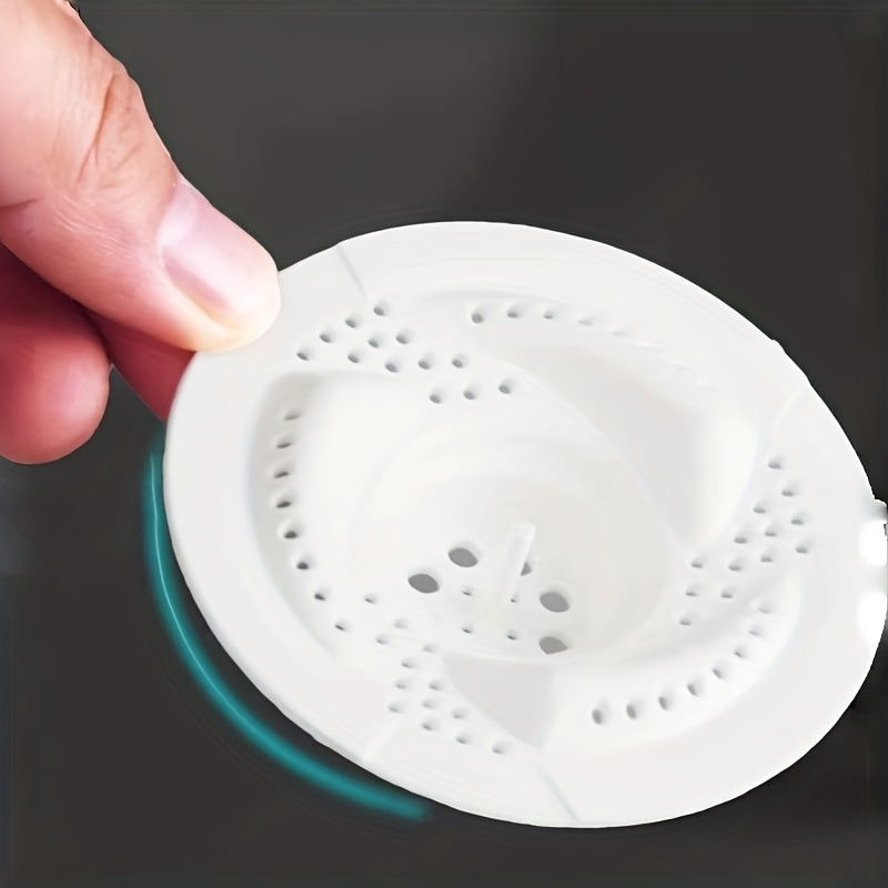 Vortex Floor Drain & Anti-Clogging Rotary Hair Collector - Heavy-Duty Plastic Sink Drain Cover with Vortex System, Fit for Shower, Bathtub, Sinks - Easy-Clean Bath/Kitchen Drain (No Chemicals/Drain Snake Needed) - Cozy Home