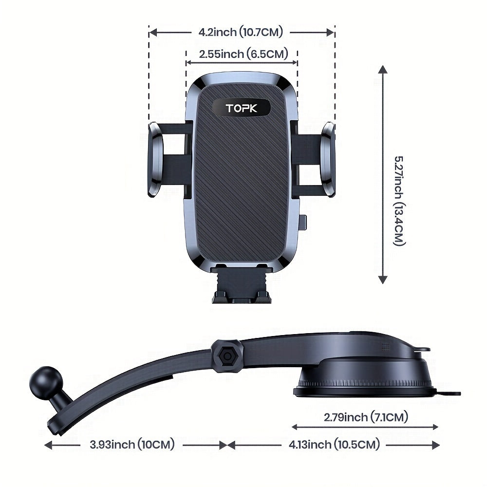 Handsfree Car Phone Holder Mount | Phone Holder for Car Dashboard | Compatible with iPhone Android - Cozy Home
