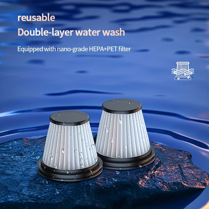 Car Vacuum Cleaner - Powerful 3Kpa Suction, Corded (3M), Lightweight Handheld Car Vacuum Cleaner, Single-Point Exhaust, Suitable for Cars, Trucks, Home - Lightweight And Portable, Without Battery