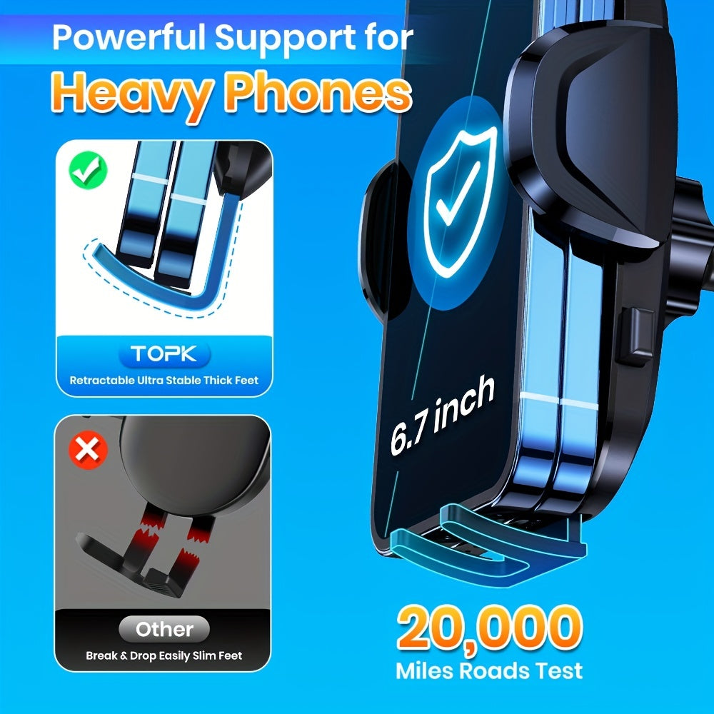Handsfree Car Phone Holder Mount | Phone Holder for Car Dashboard | Compatible with iPhone Android - Cozy Home