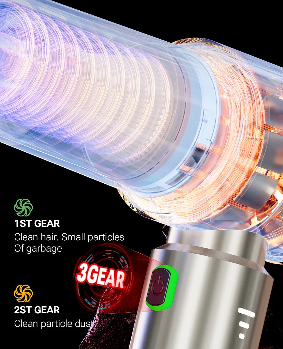 SZUK New Mini Car Vacuum Cleaner 985000Pa Wireless Vacuum Cleaner Powerful Suction Handheld Portable Vacuum Cleaner for car - Cozy Home