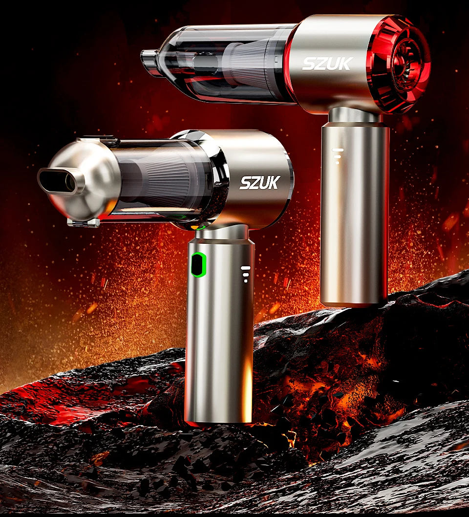 SZUK New Mini Car Vacuum Cleaner 985000Pa Wireless Vacuum Cleaner Powerful Suction Handheld Portable Vacuum Cleaner for car - Cozy Home