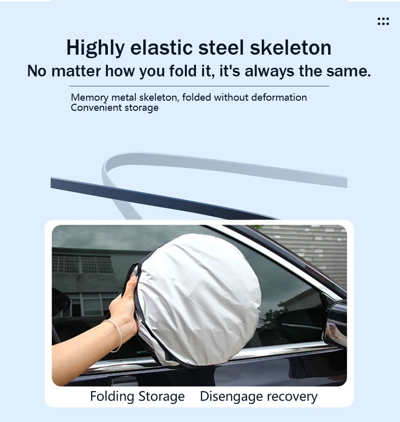 Car Sunshade UV reflection Windshield Umbrella Front Sun Shade Parasol Foldable Summer Protection Car Seat Heat Insulation