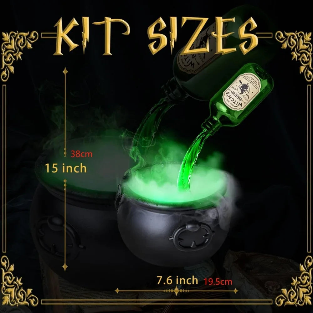 Halloween Magic Black Witch Bowl Float Bottle and Diffuser Horror House Decoration Hocus Pocus Party Scary Props Halloween Decor