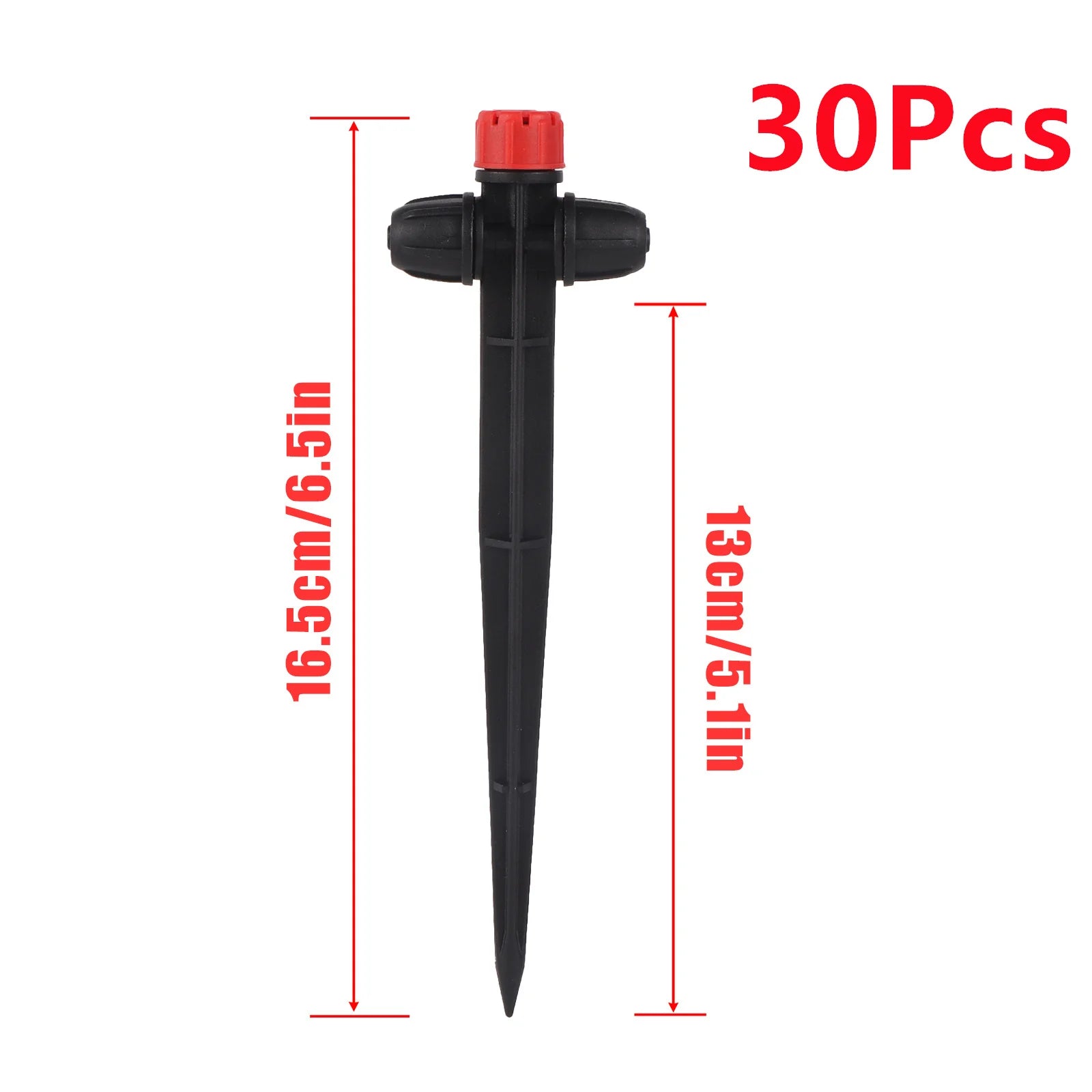 10/30Pcs Spiked Dripper Sprinkler 8 Hole Drop Emitter All Round Scattering Sprinkler Garden Flower Watering Irrigation Supplies