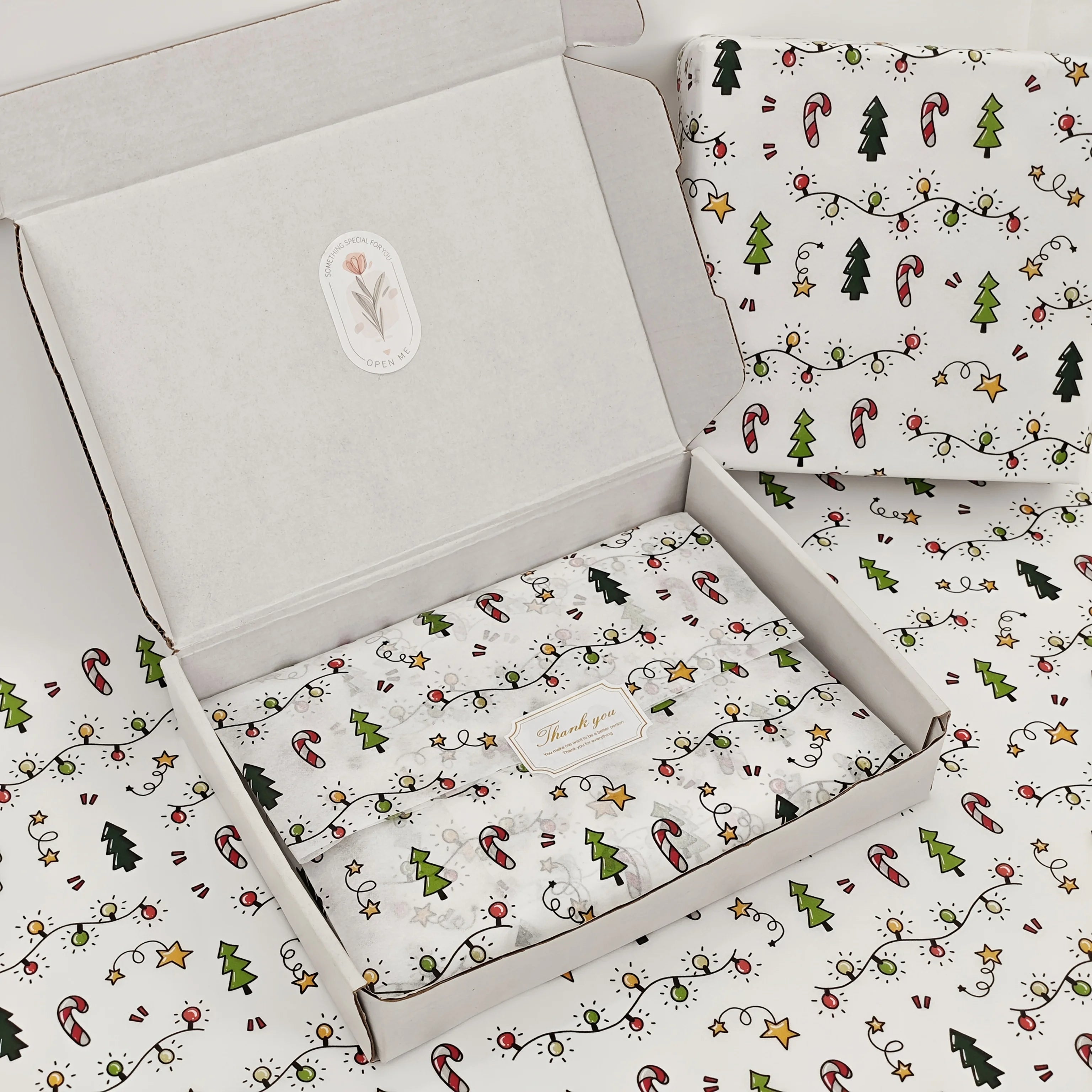 10/20 Sheets of Christmas Lantern Pattern Tissue Paper, 20*14inch Gift Wrapping Paper, Suitable for Christmas, Winter, Thanksgiving, Birthday Gift Wrapping, Bouquet Filling and Party Gift Wrapping, Best for Christmas, Perfect