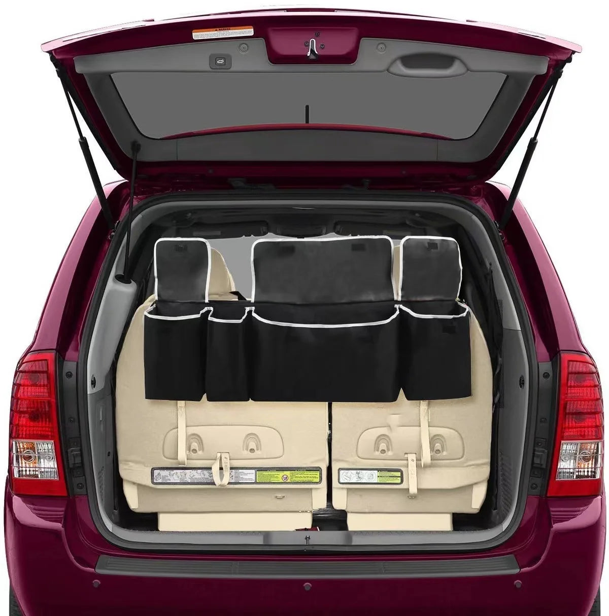 Versatile Oxford Cloth Car Trunk Storage Bag Rear Seat Back Hanging Vehicle Organizer Box for Automobile Interior