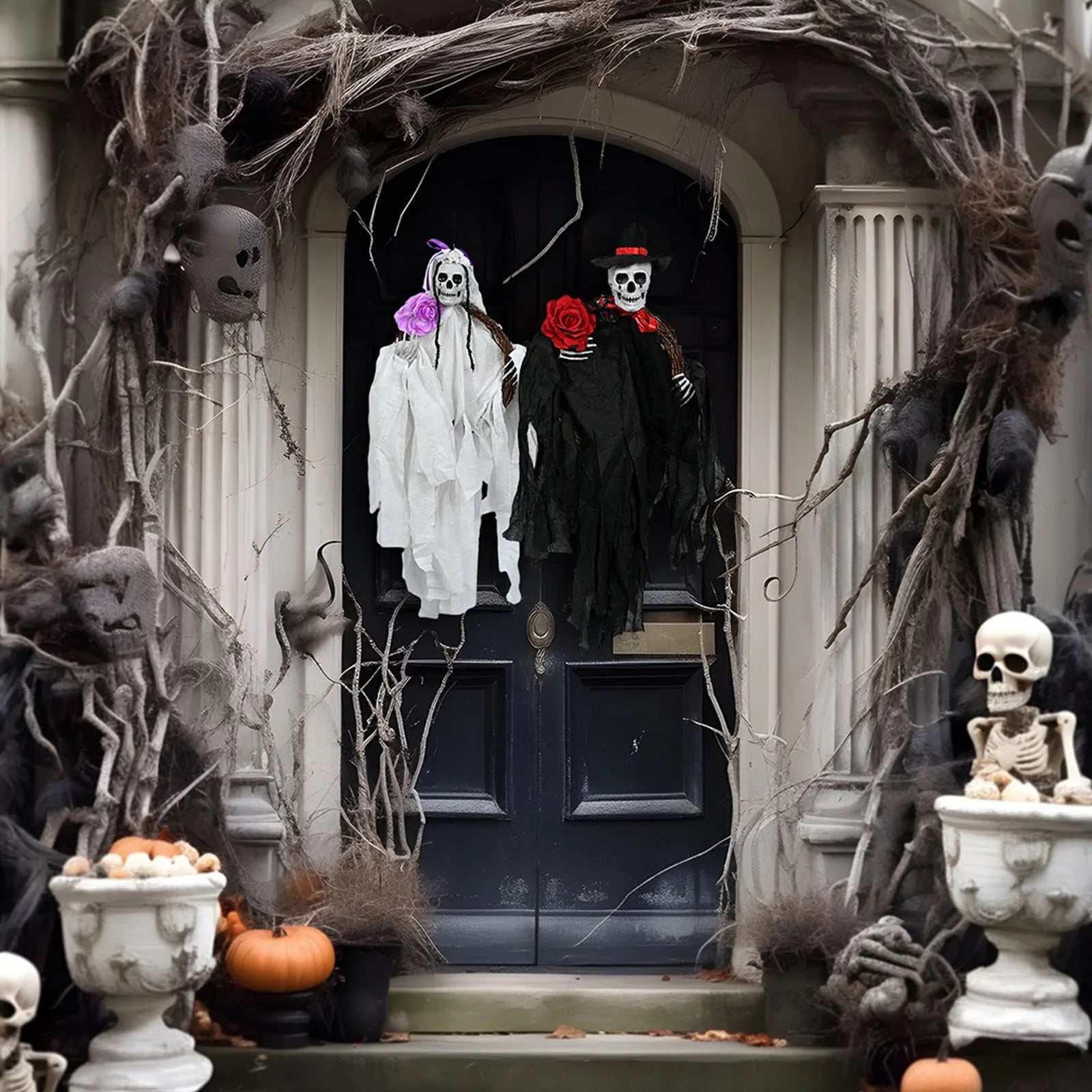 Halloween Terror Atmosphere Decoration, Hanging Ghost, Cloaks, Festival Decoration, Horror Pendants, Halloween Party Gift