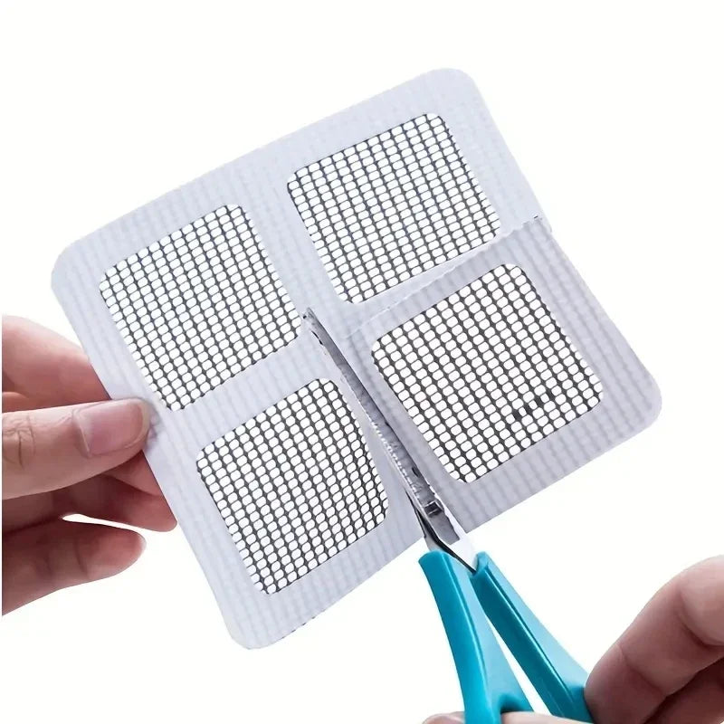 Disposable Shower Drain Hair Catcher Mesh Shower Drain Covers Floor Sink Strainer Filter Hair Stopper For Bathroom Kitchen