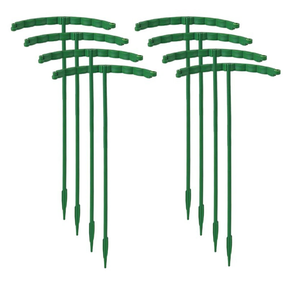 Plastic Plant Support Pile Stand Plant Support Pile for Flowers Greenhouses Arrangement Fixing Rod Holder Garden Tools