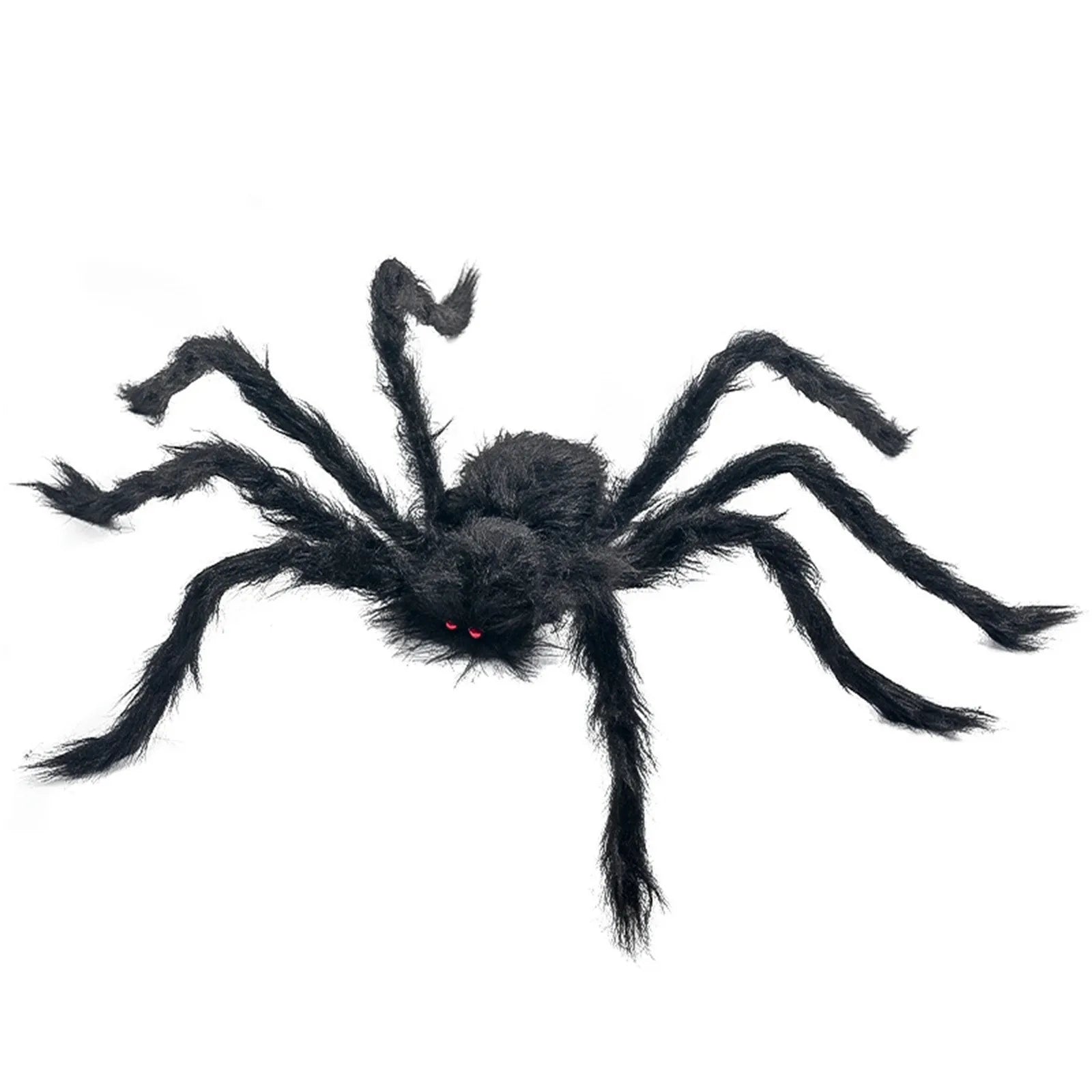 Halloween Spider Decoration Outdoor Black Soft Hairy Scary Spider Realistic Large Spider Props for Home Yard Party Decoration