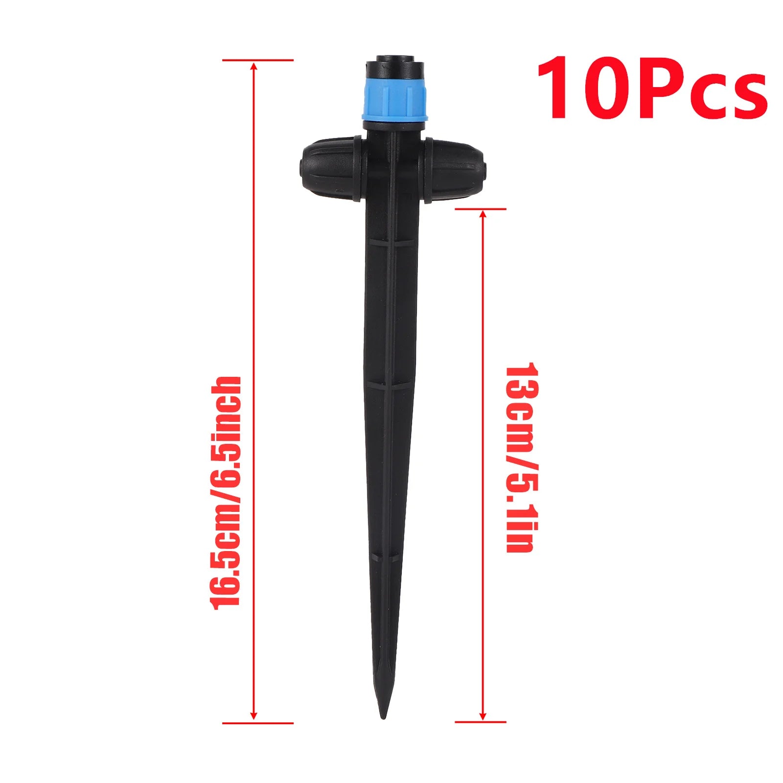 10/30Pcs Spiked Dripper Sprinkler 8 Hole Drop Emitter All Round Scattering Sprinkler Garden Flower Watering Irrigation Supplies