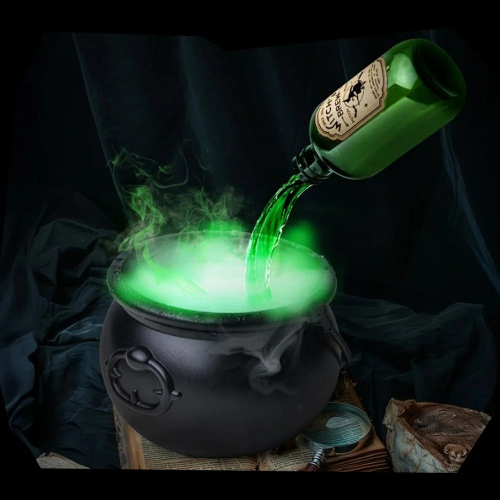 Halloween Magic Black Witch Bowl Float Bottle and Diffuser Horror House Decoration Hocus Pocus Party Scary Props Halloween Decor