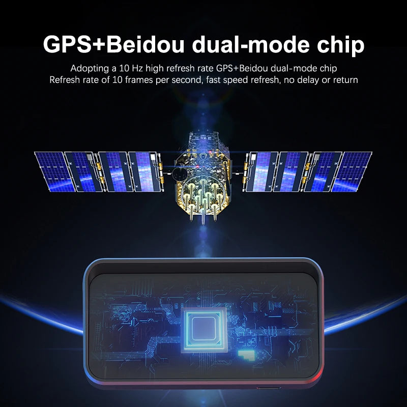 Car Speedometer KM/H HUD GPS Head Up Display Digital Speed Meter Windshield Projector For Vehicles Auto Electronics Accessories