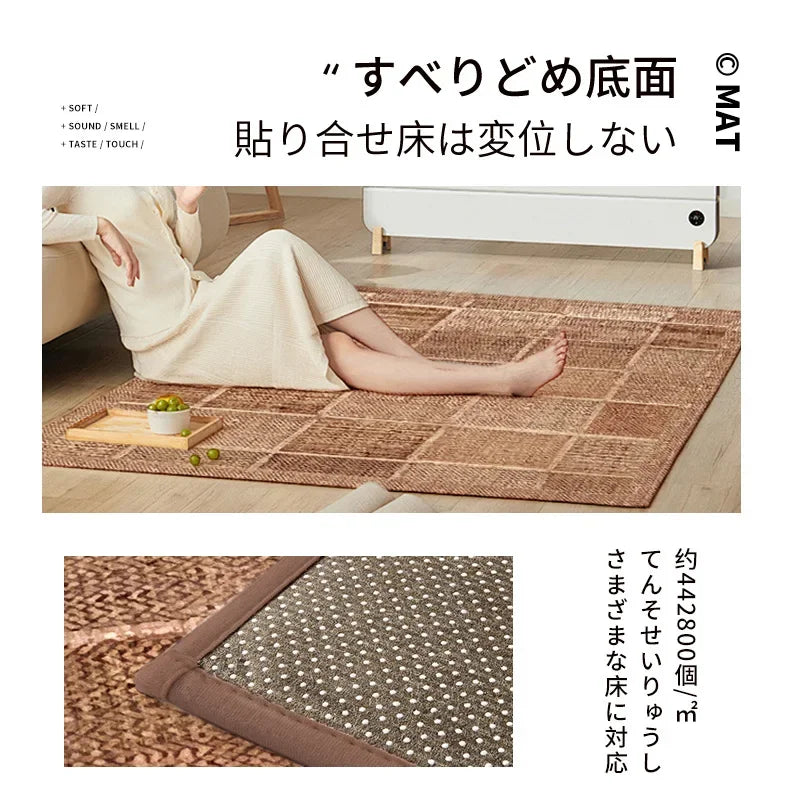 Japanese Kitchen Mat Long Rug Absorbs Water and Oil, Quick-drying, Non-slip Floor Mats, Anti-fall and Dirt-resistant Doormat