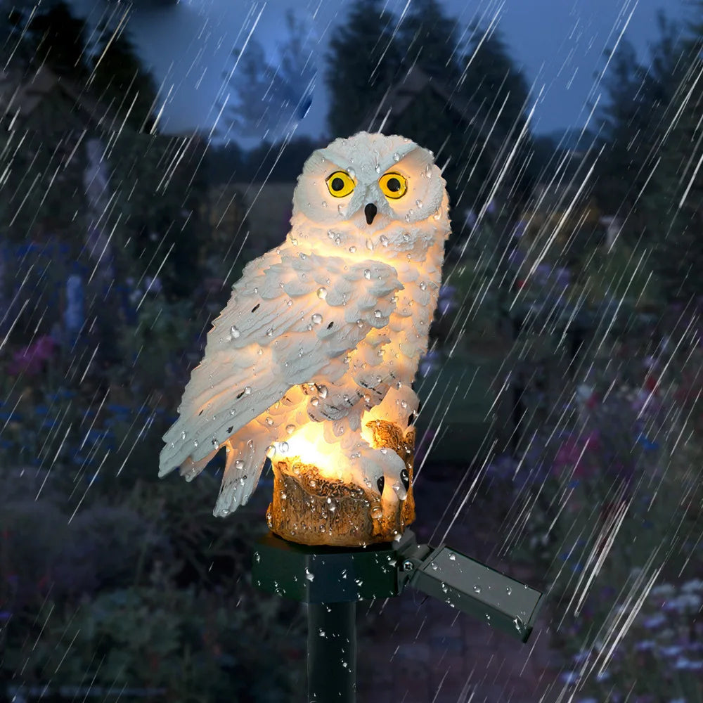 Solar Lamp Owl Animal Solar Garden Lights Solar Powered Solar Led Light Outdoor Garden Decoration Lamp Waterproof Solar Lights
