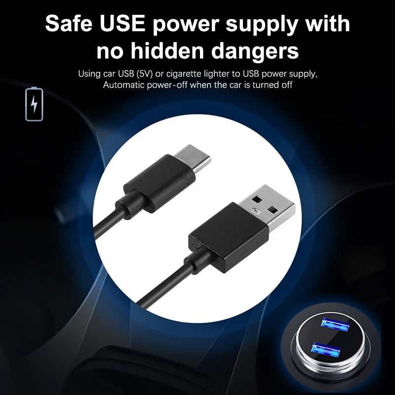 Car Speedometer KM/H HUD GPS Head Up Display Digital Speed Meter Windshield Projector For Vehicles Auto Electronics Accessories