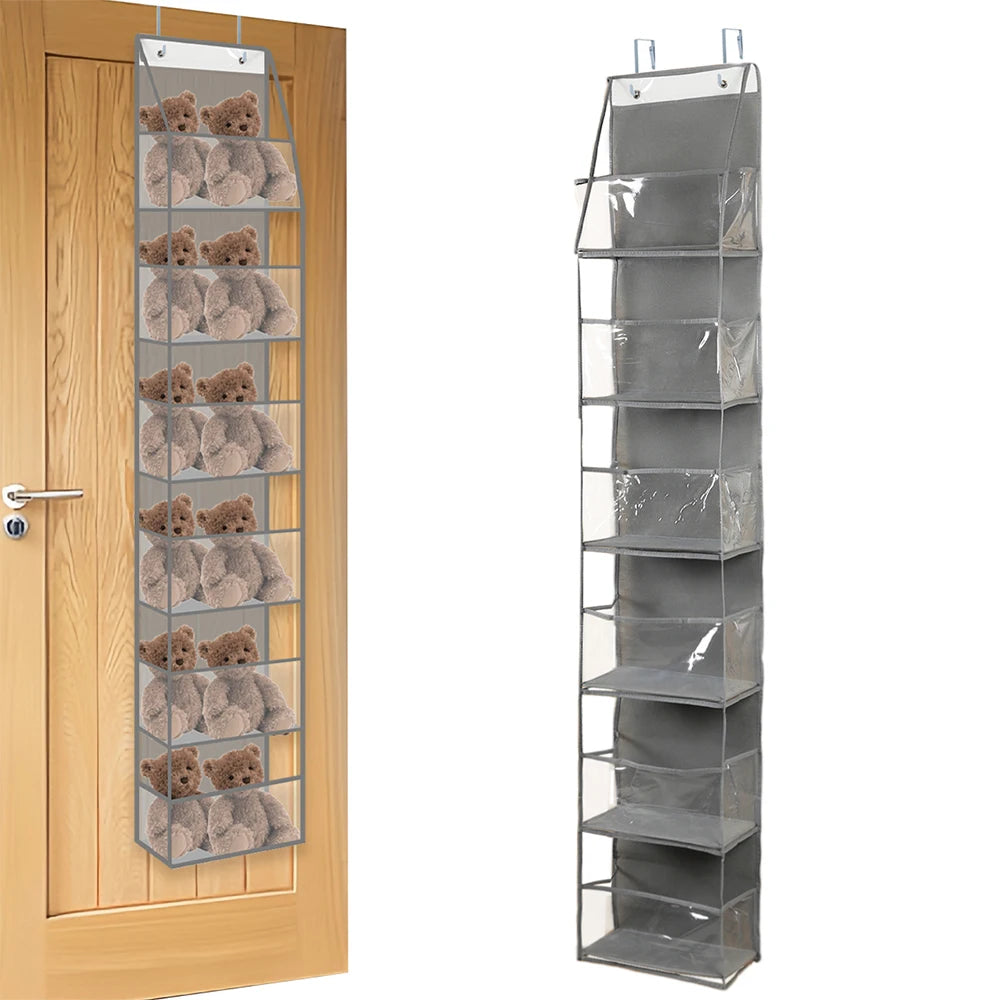 1pc 4 /6Layer Over The Door Hanging Organizer Cosmetics Wall Hanging Storage Organizerfor Nursery Bathroom Closet Bedroom Dorm