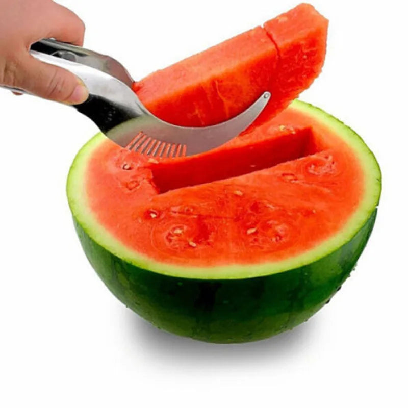 Watermelon Artifact Slicing Knife 304 Stainless Steel Knife Corer Fruit And Vegetable Tools Watermelon Clip kitchen Accessories