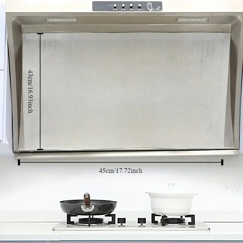 12-Pack Heavy-Duty Range Hood Filters - Oil-Absorbing Mesh Covers for Kitchen Ventilation, Easy Install