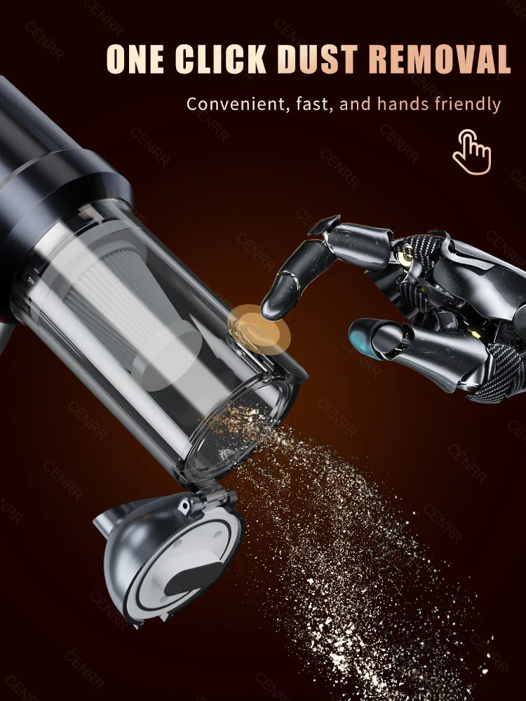 CENRR Car Vacuum Cleaner Mini 998000PA Powerful Cordless Portable Vacuum Cleaner for Home Appliance Handheld Blower Car Cleaner