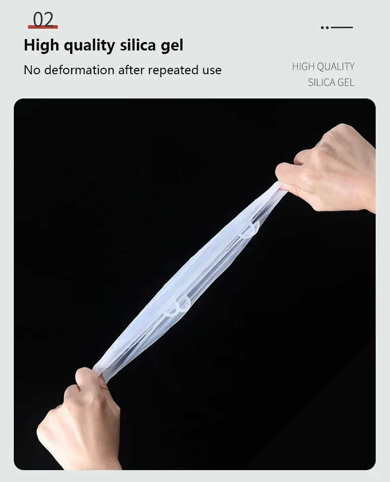 Silicone Six-Piece Set Fresh-Keeping Cover Stretch 6-Piece Set Bowl Cover Refrigerator Microwave Sealed Fresh-Keeping Film