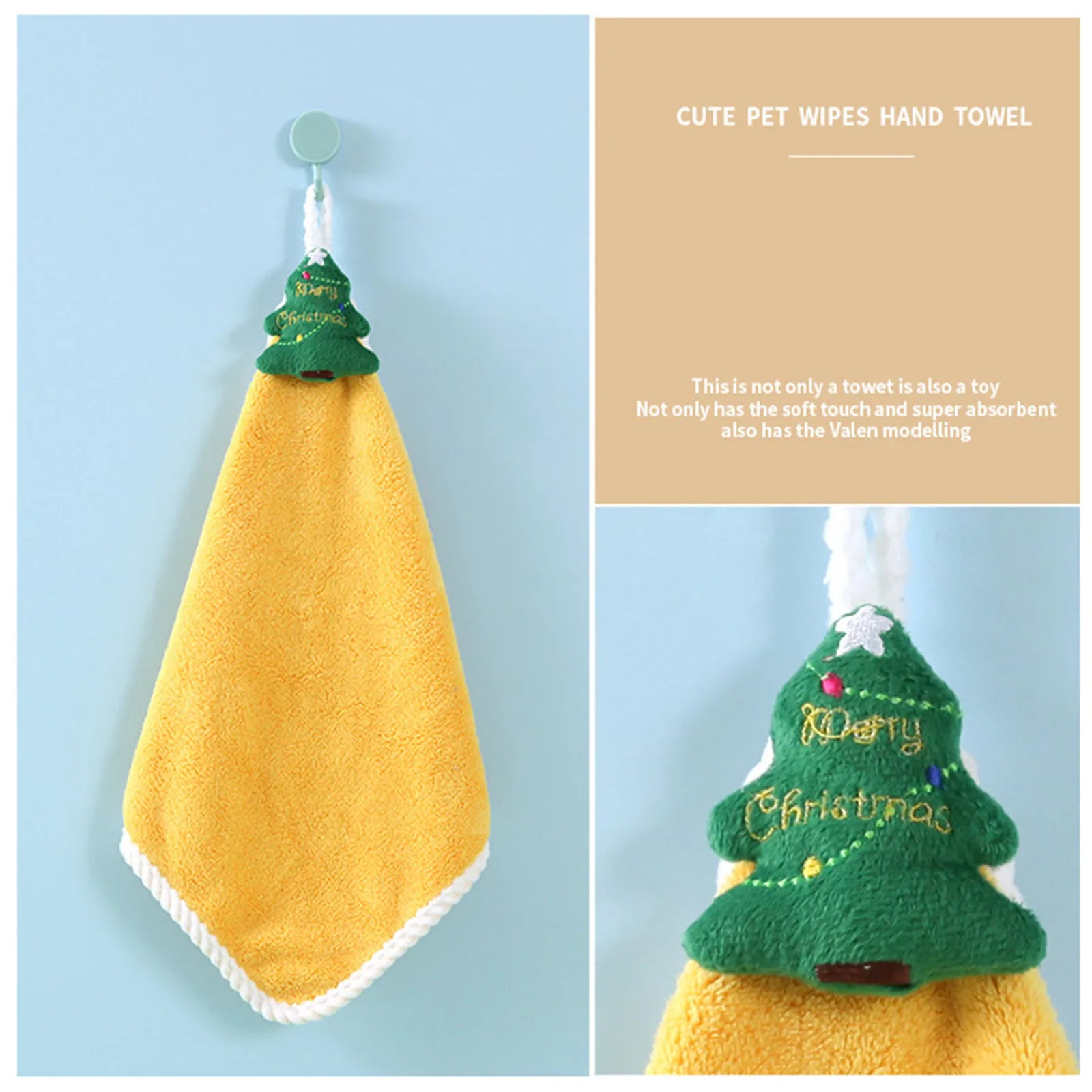 Christmas Cake Shape Towel Snowman Dinner Decor New Year 2023 Embroidered Towel For Home Christmas Tree Towels Children'S Gifts