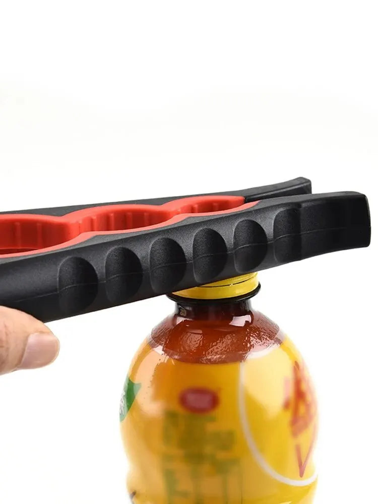 Can Opener Multi Functional Four In One Beverage Bottle Opener Cap Twister Four Position Can Opener Anti Slip Cap Twister