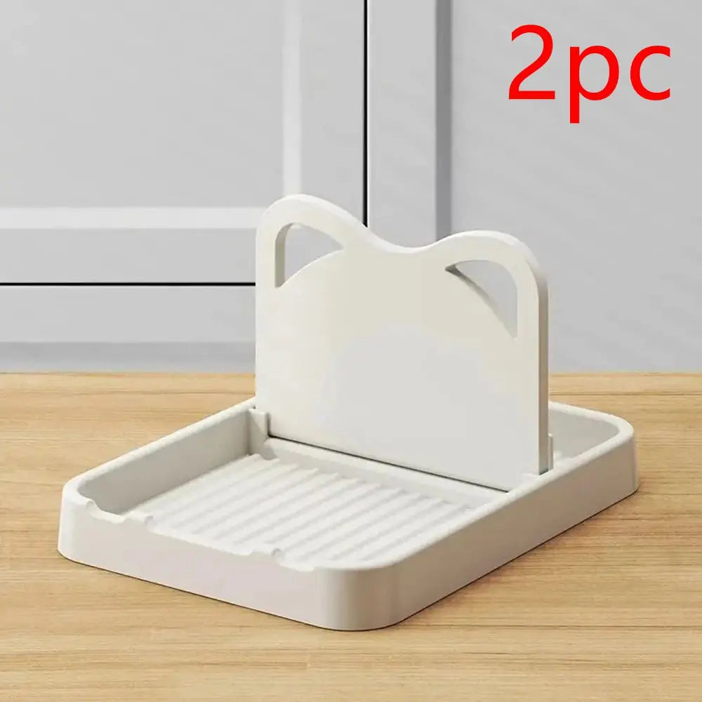 1/2pcs Multifunctional Pan Pot Lid Holder Stand Pan Pot Cover Rack Spoon Rest Pot Lid Spatula Spoon Storage Shelf Kitchen Tools