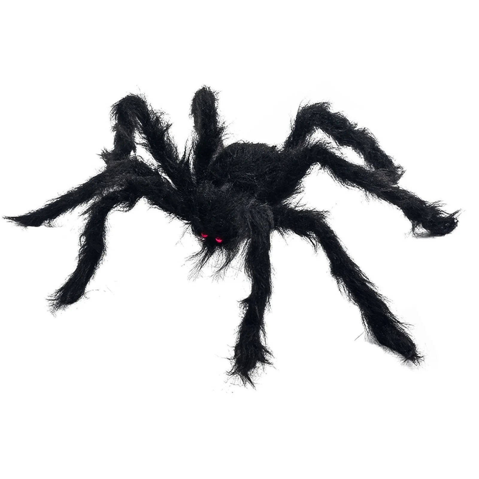 Halloween Spider Decoration Outdoor Black Soft Hairy Scary Spider Realistic Large Spider Props for Home Yard Party Decoration