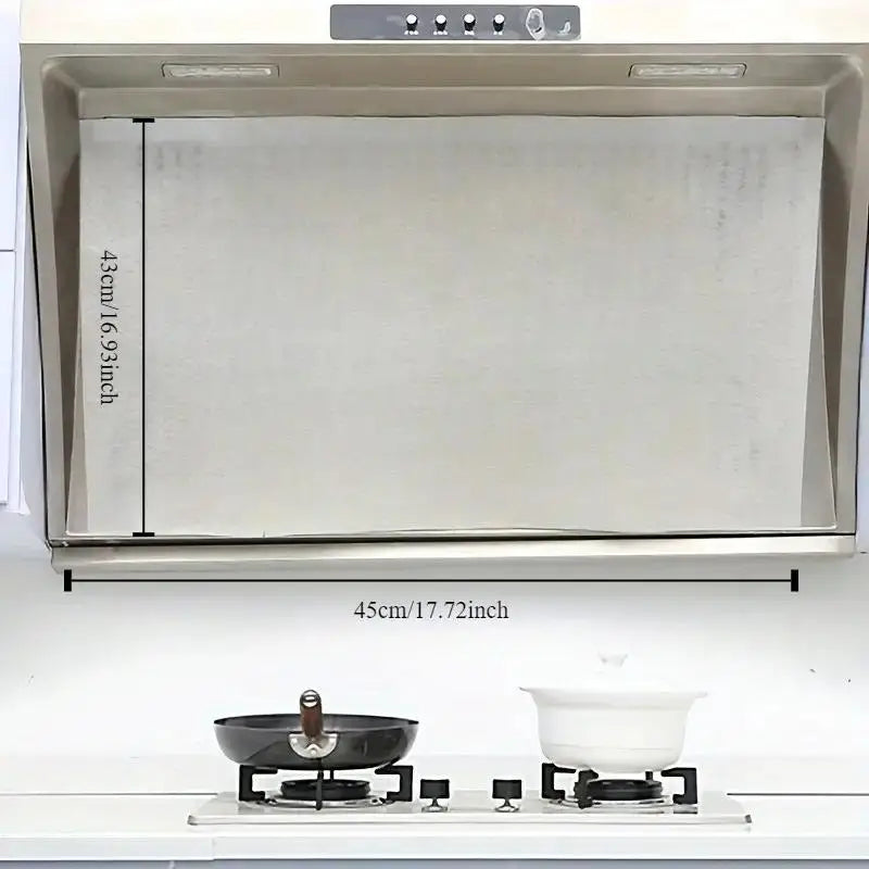 12-Pack Heavy-Duty Range Hood Filters - Oil-Absorbing Mesh Covers for Kitchen Ventilation, Easy Install