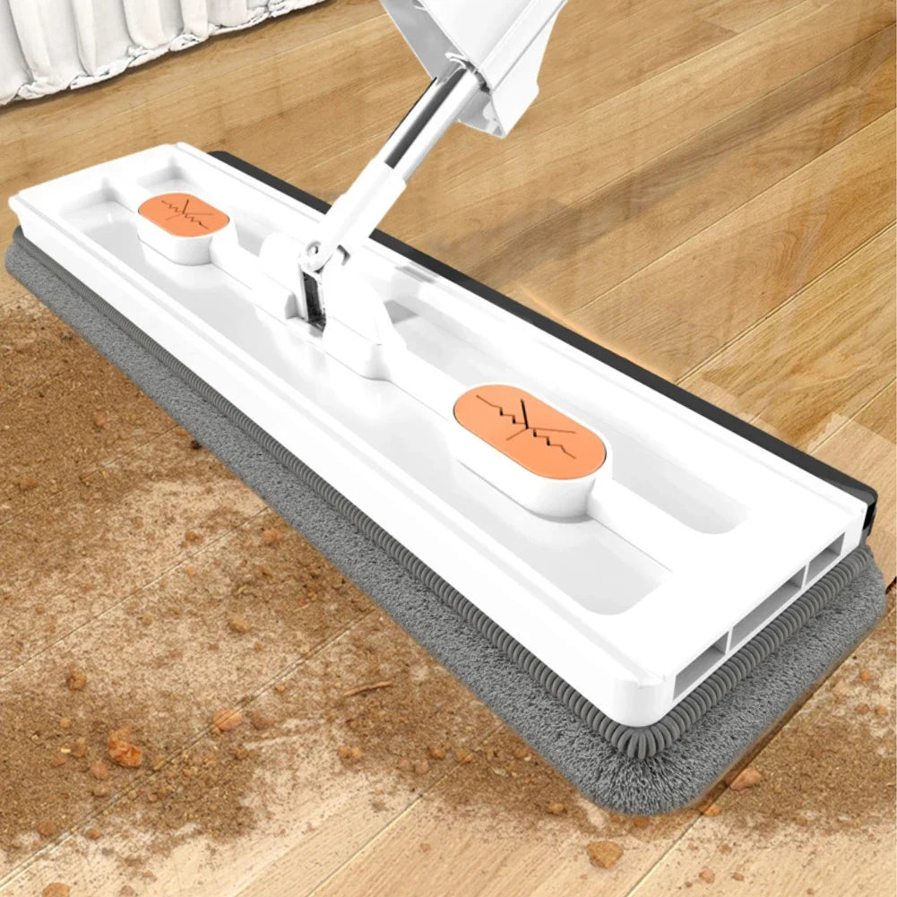 360°Rotating Flat Mop Self-contained Slide Floor Mop Microfiber Lazy No Hand-Washing Floor Floating Mop Household Cleaning Tools