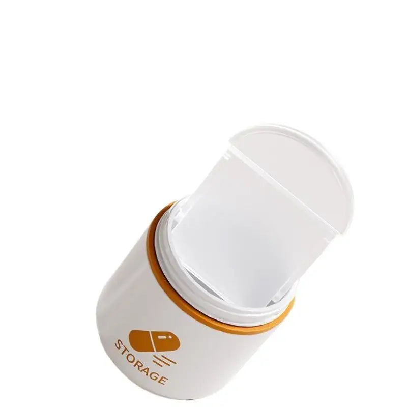 Mini Portable Pill Box Health Travel Supply Moisture Proof Daily Medicine Dispensing Two-compartment Medicine Box Storage Box