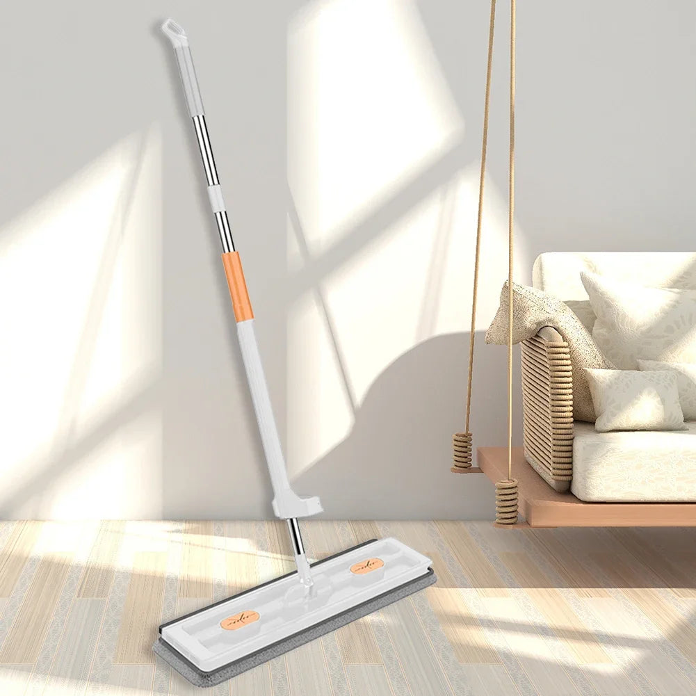 360°Rotating Flat Mop Self-contained Slide Floor Mop Microfiber Lazy No Hand-Washing Floor Floating Mop Household Cleaning Tools