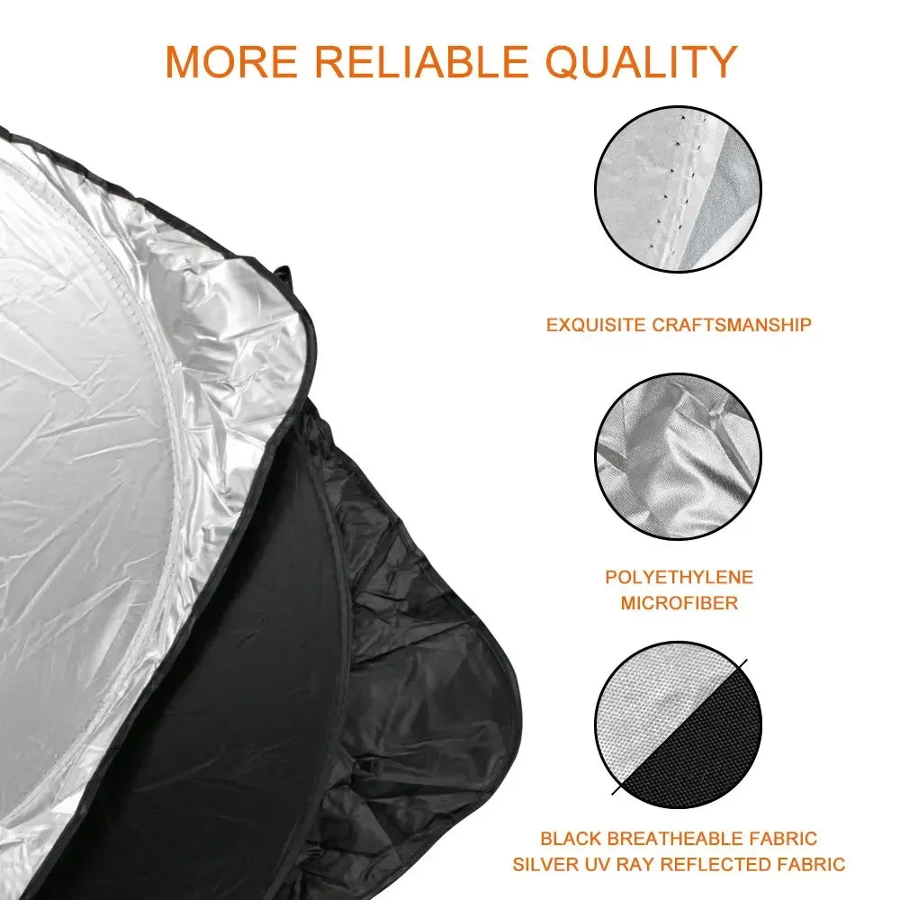 Car Window Sunshade Cover Sun Shade Windshield Visor Protector Windscreen Folding Auto UV Protection Curtain Styling Accessories