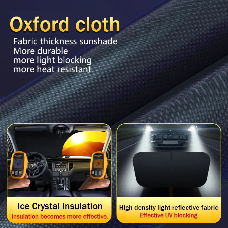 Car Sunshade UV reflection Windshield Umbrella Front Sun Shade Parasol Foldable Summer Protection Car Seat Heat Insulation