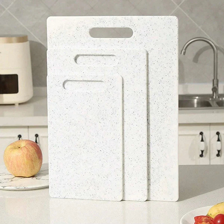 Marble Texture PP Cutting Board Antibacterial and Mildew Cutting Board Kitchen Vegetable Cutting Board Dishwasher Safe