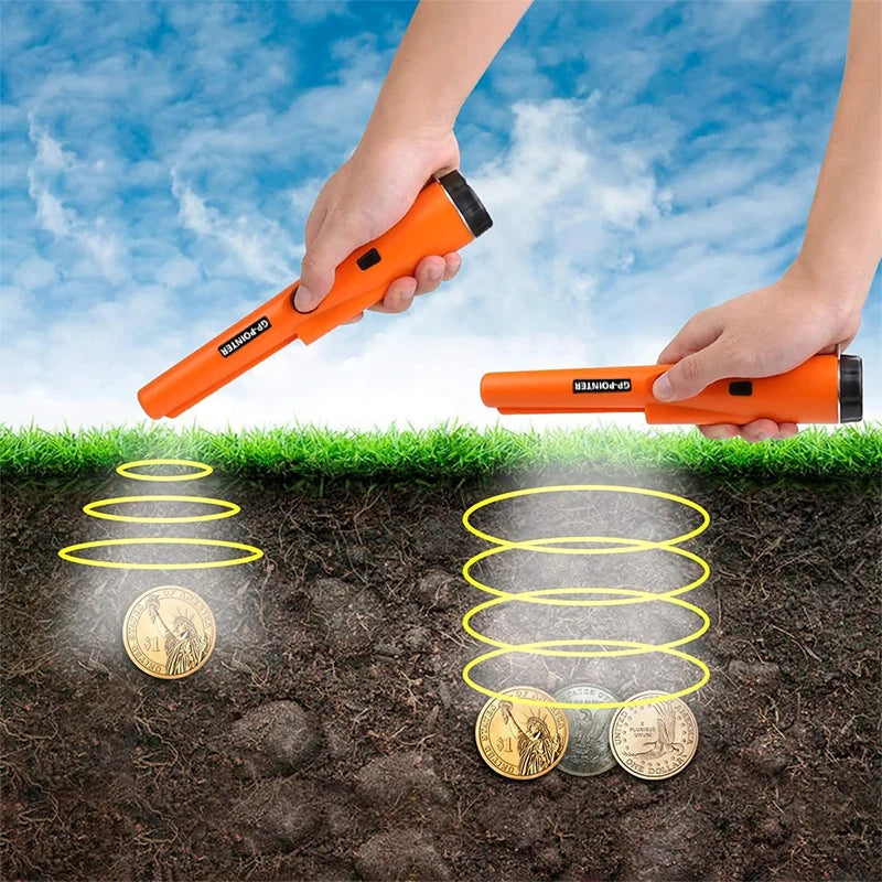 Handheld Metal Detector Metal Pinpointing Rod Detector GP-pointer Waterproof IP66 Metal Gold Detector Tester For Coin Gold