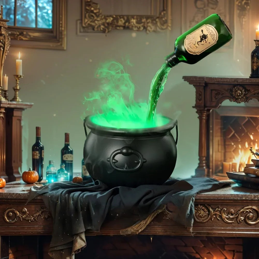 Halloween Magic Black Witch Bowl Float Bottle and Diffuser Horror House Decoration Hocus Pocus Party Scary Props Halloween Decor