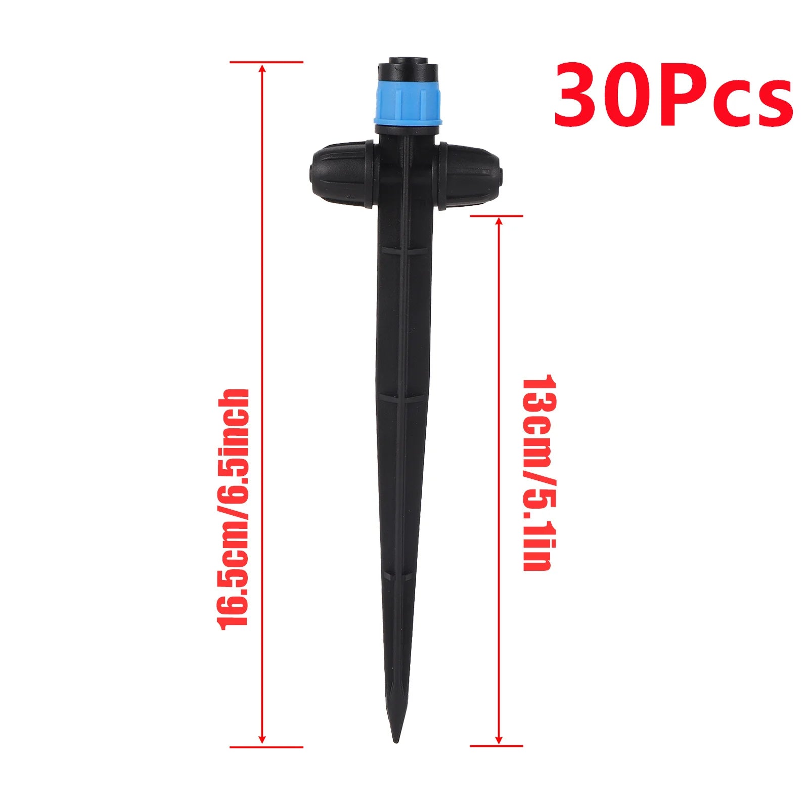 10/30Pcs Spiked Dripper Sprinkler 8 Hole Drop Emitter All Round Scattering Sprinkler Garden Flower Watering Irrigation Supplies