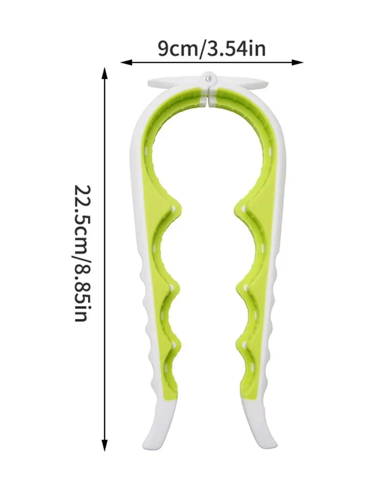 Can Opener Multi Functional Four In One Beverage Bottle Opener Cap Twister Four Position Can Opener Anti Slip Cap Twister