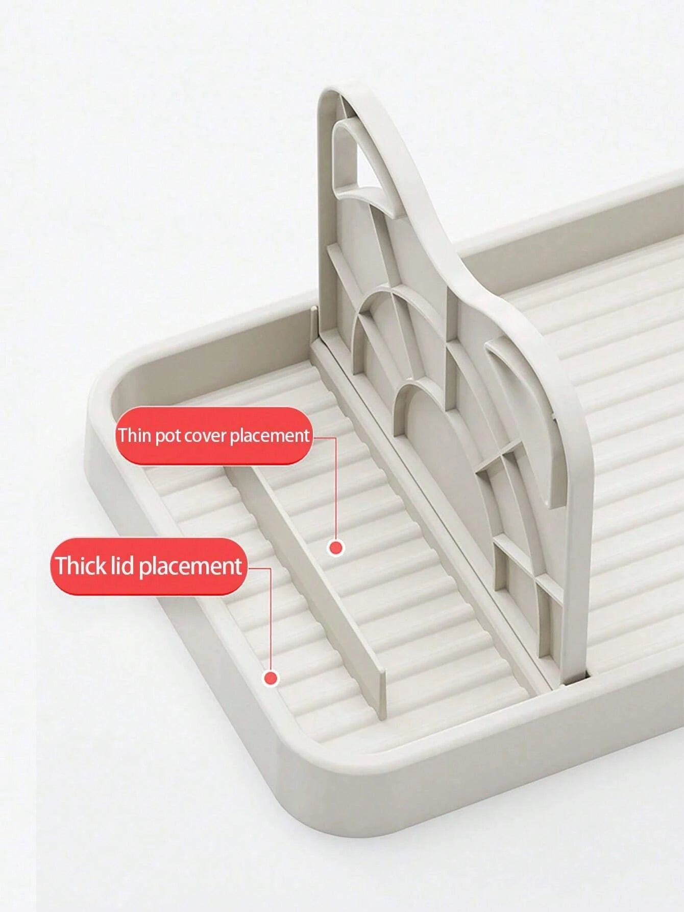 1/2pcs Multifunctional Pan Pot Lid Holder Stand Pan Pot Cover Rack Spoon Rest Pot Lid Spatula Spoon Storage Shelf Kitchen Tools