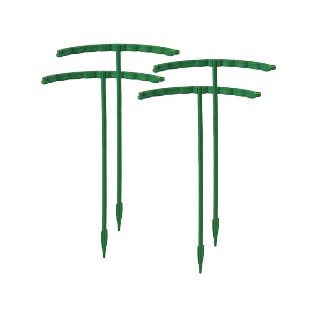 Plastic Plant Support Pile Stand Plant Support Pile for Flowers Greenhouses Arrangement Fixing Rod Holder Garden Tools